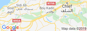 Oued Rhiou map